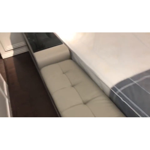 Orren Ellis Aslef King Upholstered Low Profile Platform Bed & Reviews